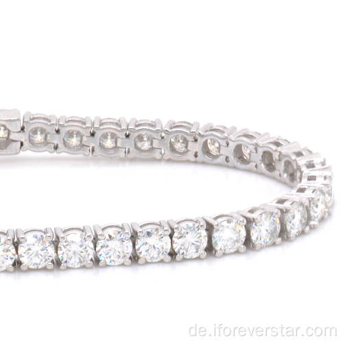 Moissanite Tennis Armband 925 Silber